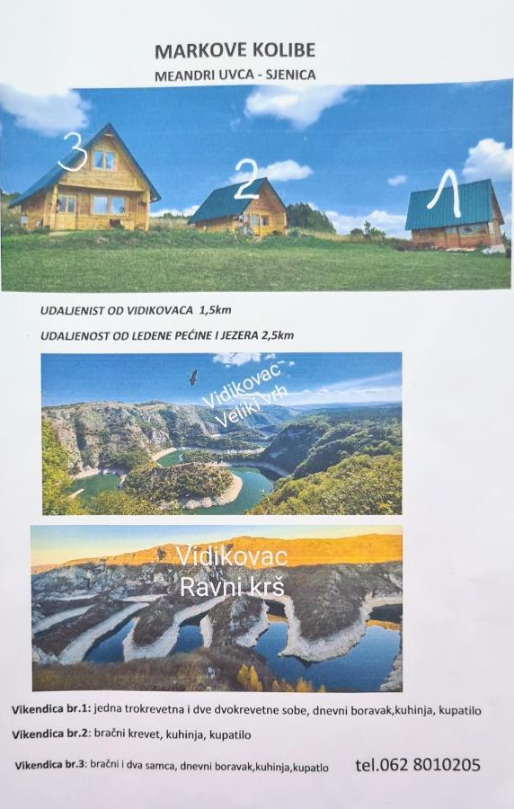 Markove Kolibe 2, Uvac Сеница Экстерьер фото